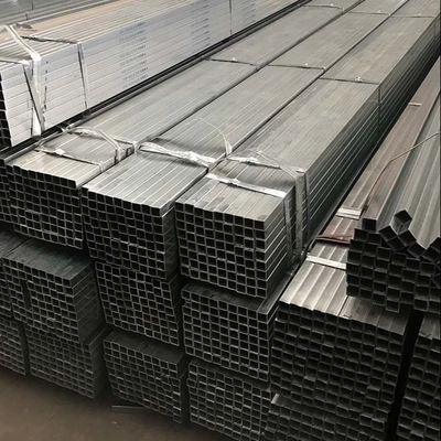 Dekorasyon için 50mm * 50mm 304 316L Dikişsiz Paslanmaz Siyah Çelik İçi Boş Kare Boru