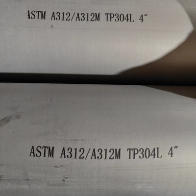 ASTM TP304L Dikişsiz Paslanmaz Çelik Boru Mimarlık Dekorasyonu İçin Asit Yıkama Mat Finish