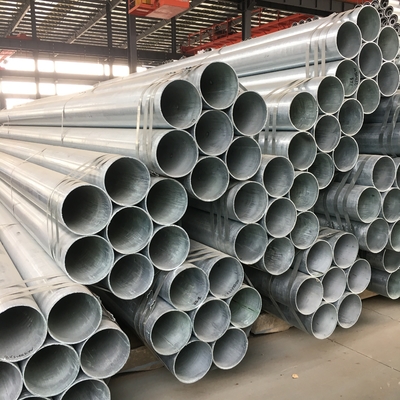 G 4 İnç 6 İnç Sıcak Daldırma Çelik Boru ASTM A53 BS 1387 MS Galvanizli GI Boru