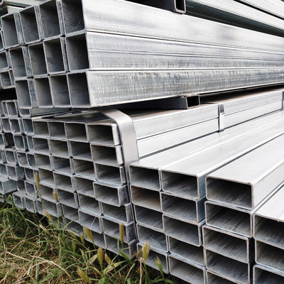 ASTM Sıcak Daldırma Çinko 30g 40g 50g 60g Q345 Q235 Q345 Boşluklu Bölüm Sıcak Haddelenmiş Kaynaklı ERW Galvanizli Çelik Boru