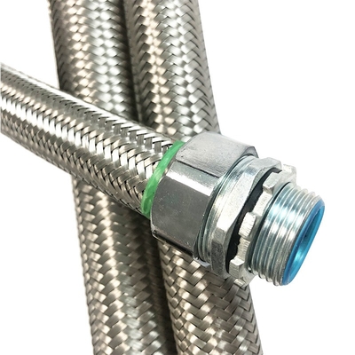 Good price Korozyon Önleyici SS304 Paslanmaz Çelik Örgülü Elektrik Teli Korumalı Esnek Metal Boru çevrimiçi